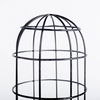 Carkner I (38'H) Gun-Metal Grey Cylindrical Metal Cage Table Lamp, by Mercana, 17" length x 17" width x 38" height thumbnail 4
