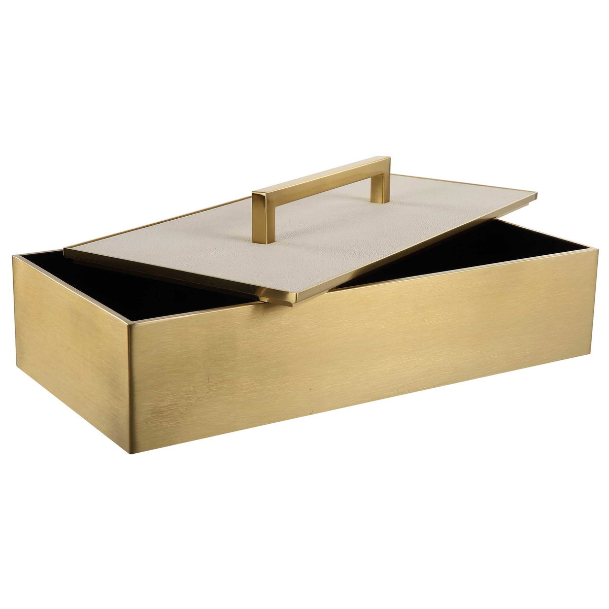 Wessex White Box, Boxe by Uttermost, 14" width x 4.75" height x 7" depth View 6
