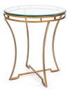 Round Side Table, Side & End Table by Sarreid, 20" length x 20" width x 22" height thumbnail 1