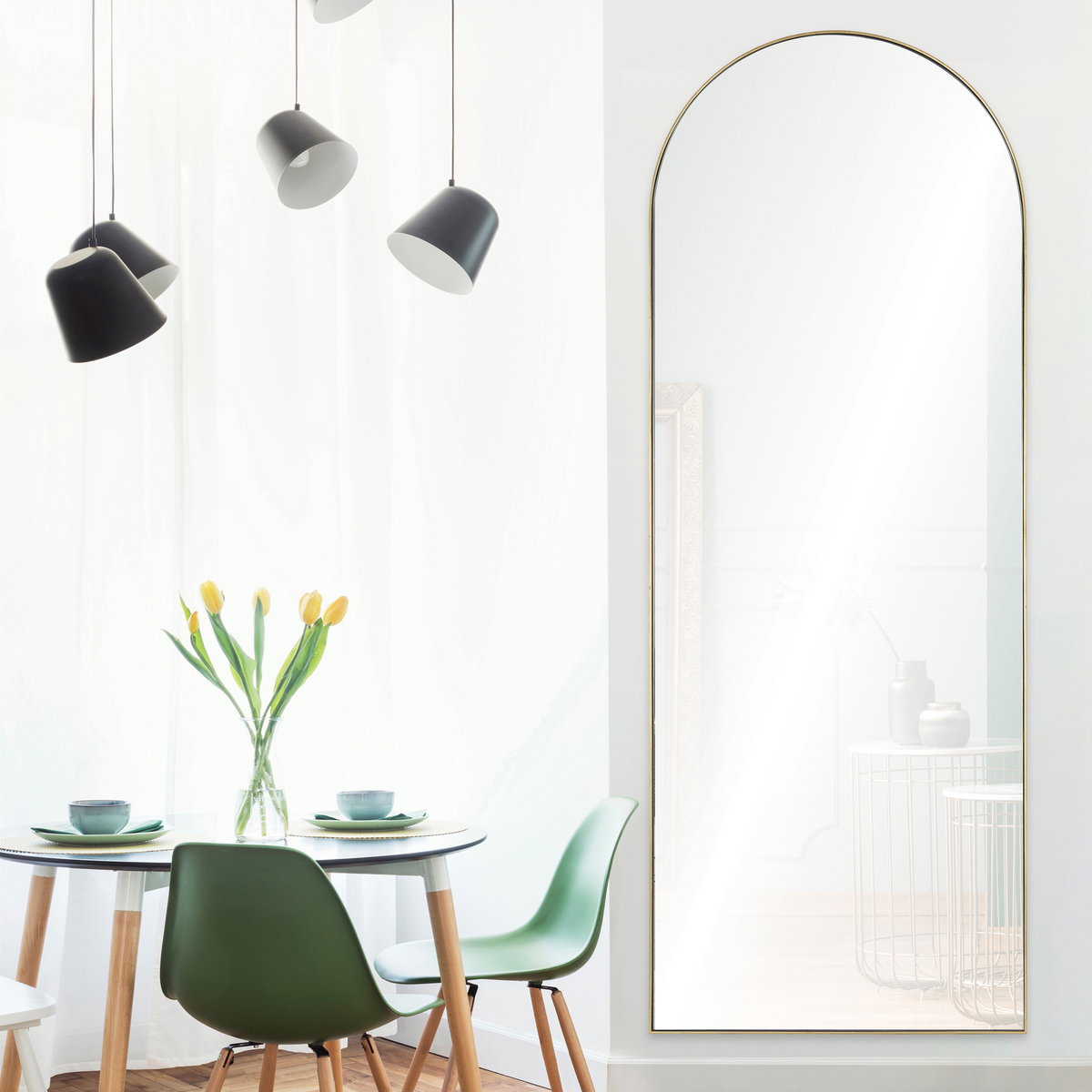 Thatcher Full Length Mirror, by Renwil, 80" height x 0.75" depth View 6