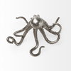 Strafford Medium 13L x 7W Silver Resin Octopus, Decorative Object by Mercana, 13" length x 7.09" width x 12.2" height thumbnail 6