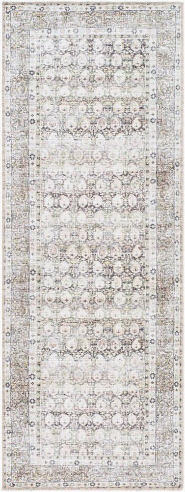 Lorelai Machine Woven Rug, by Surya, 7'2.61" length x 2'7.5" width
