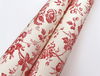 Anemone Toile French Red Wallpaper, by York Wall, 33' length x 1'8.5" width x 0.02" depth thumbnail 5
