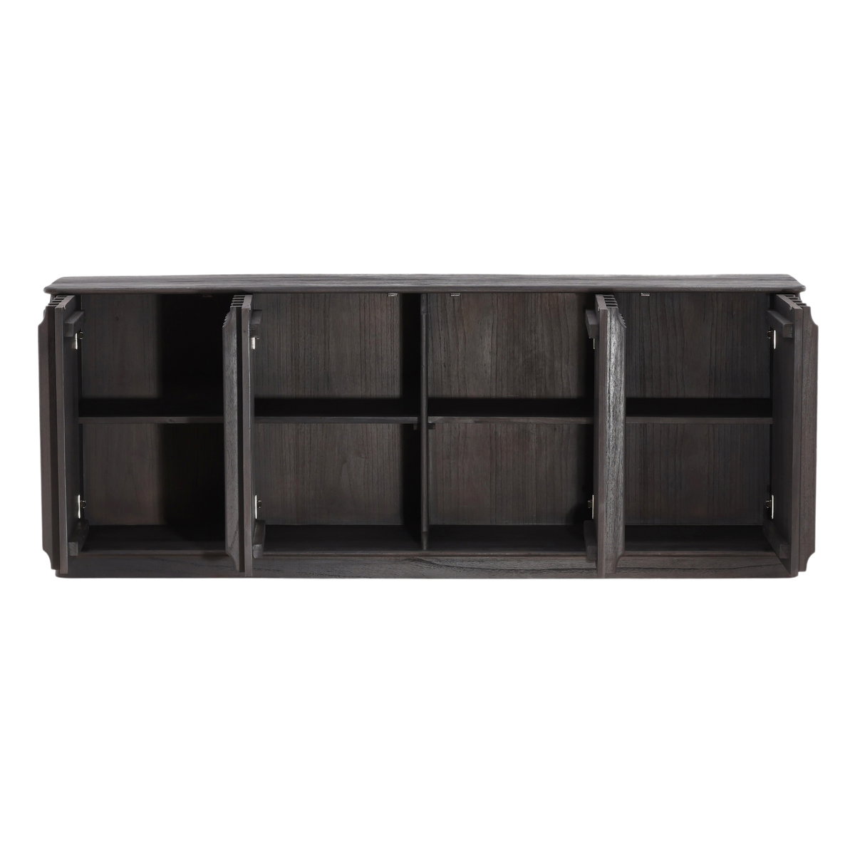 Urias Sideboard Dark Brown, Sideboards & Buffet by Dovetail, 78.74" width x 30.07" height x 17.71" depth View 5