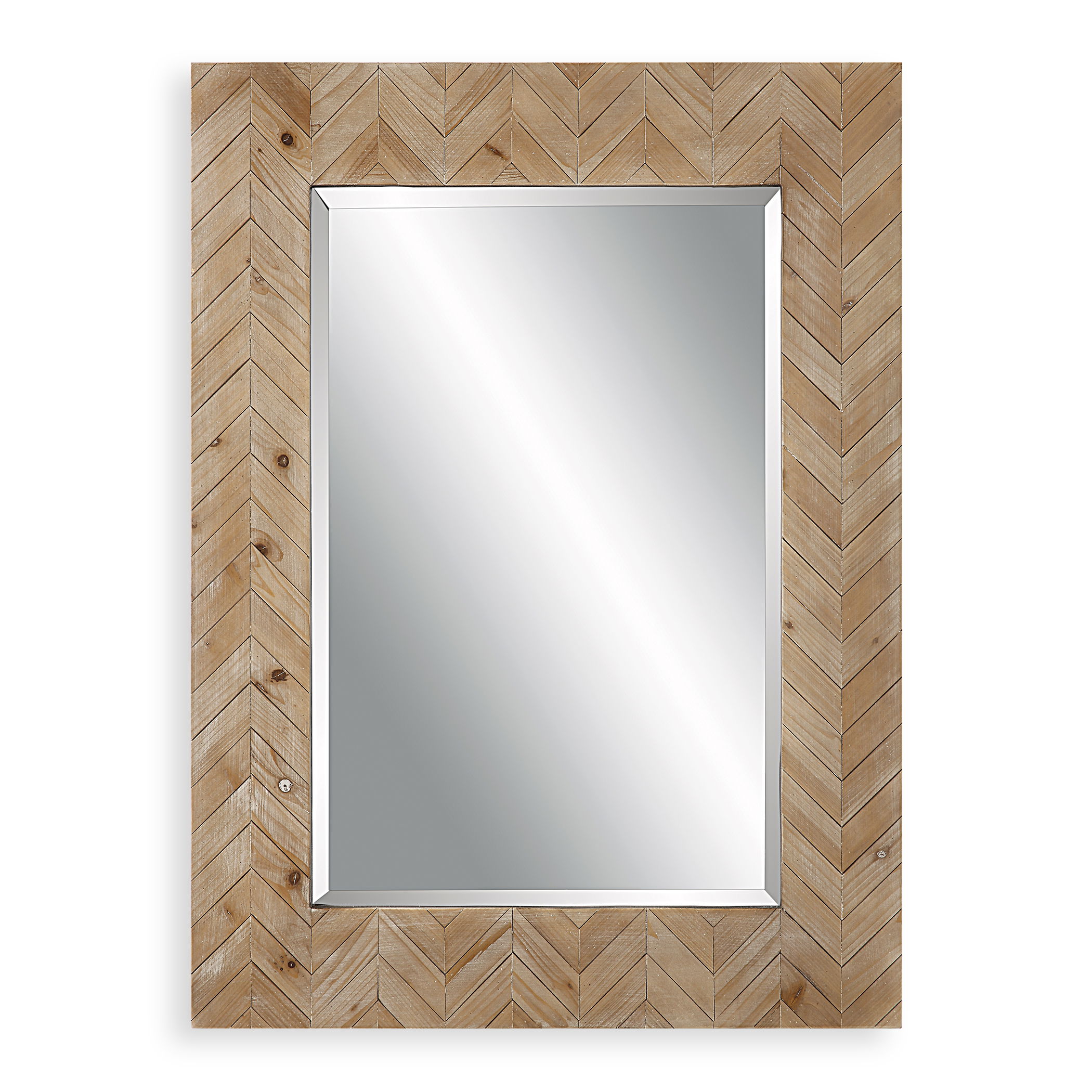 Demetria Wooden Mirror, Small large image 