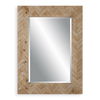 Demetria Wooden Mirror, Small thumbnail 0