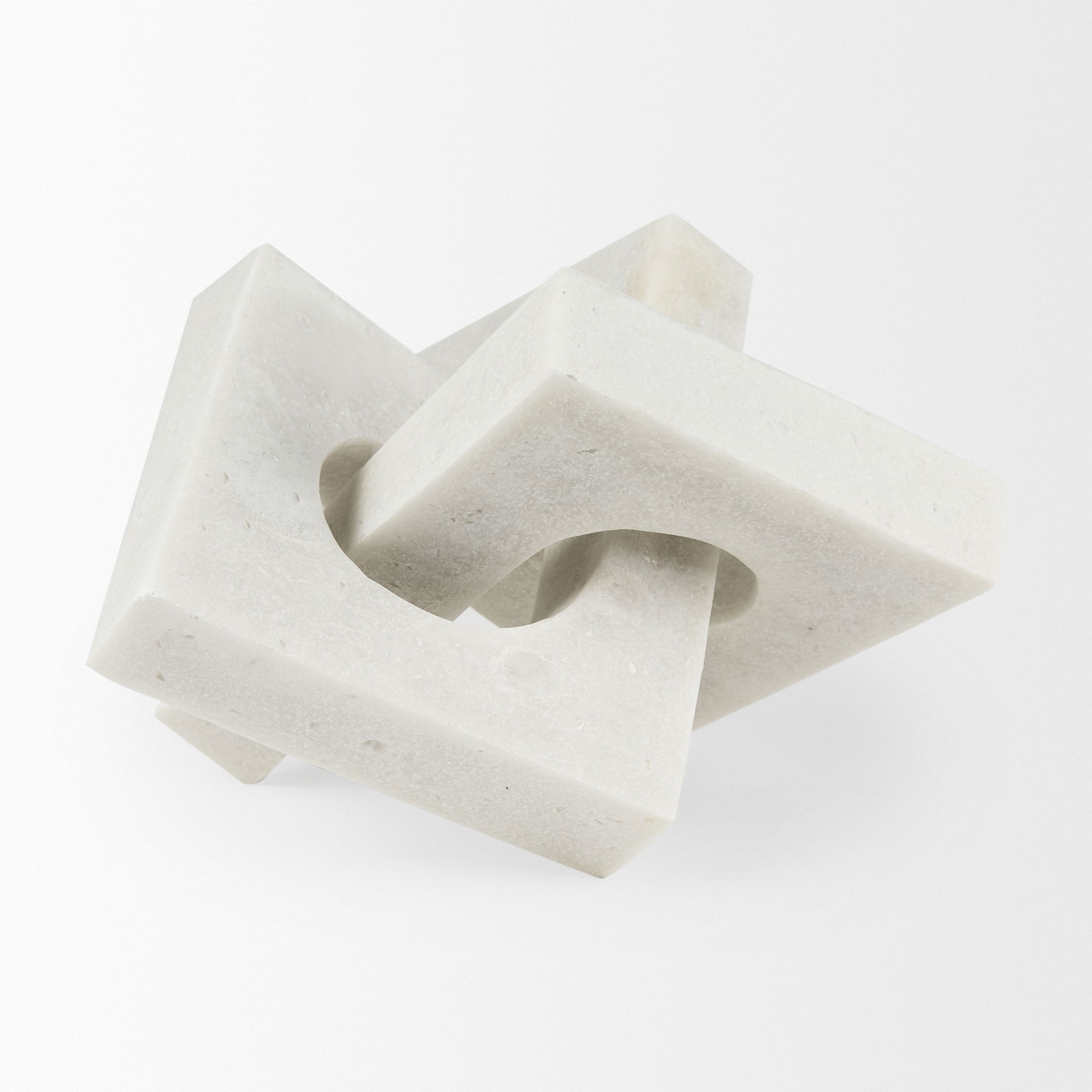 Linx  Large Granite Resin Sculpture Decorative Object, by Mercana, 12.01" length x 12.01" width x 8" height View 4