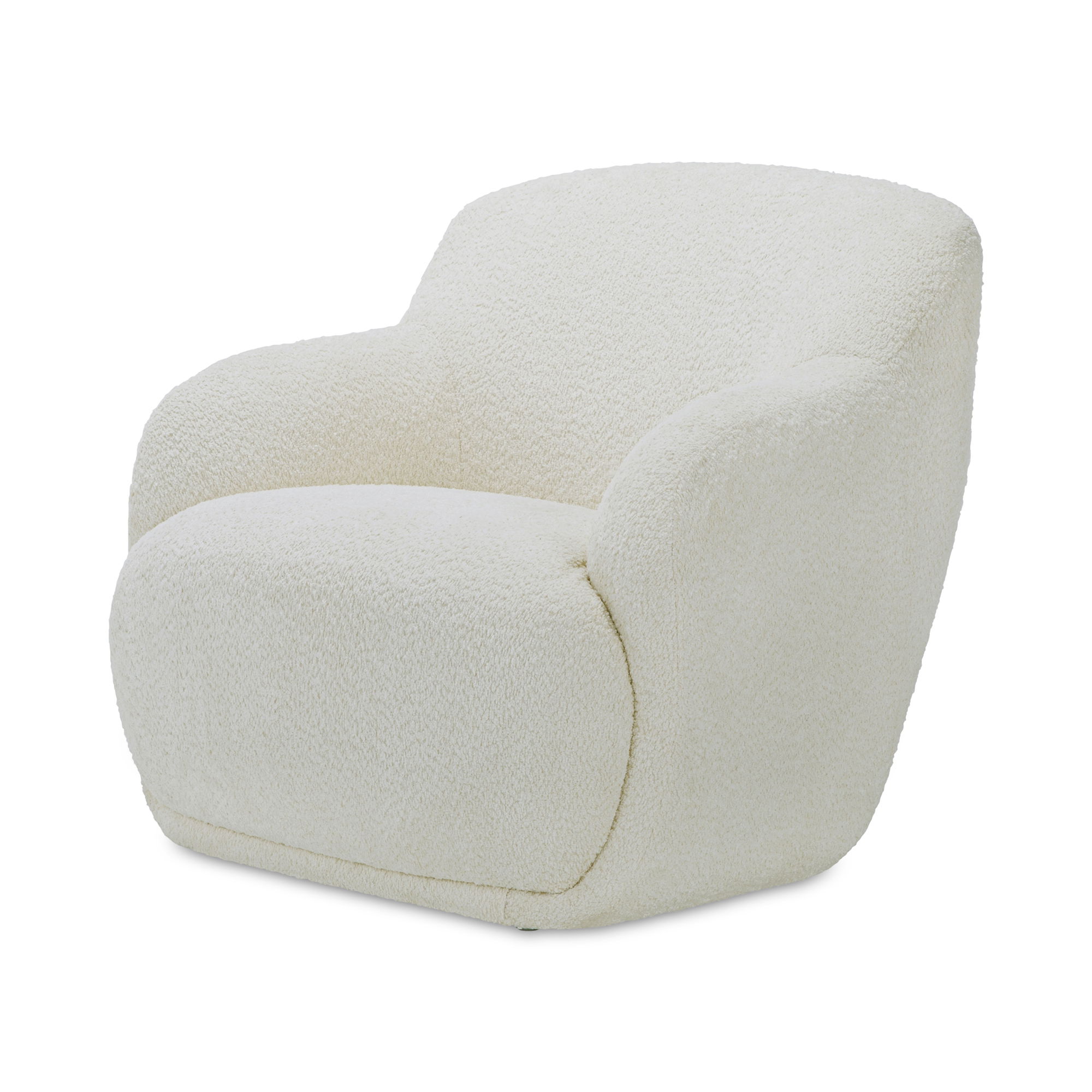 Stevie Lounge Chair Cream, Accent Chair by Moe's Home, 35" width x 32.3" height x 34.25" depth View 2