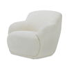Stevie Lounge Chair Cream, Accent Chair by Moe's Home, 35" width x 32.3" height x 34.25" depth thumbnail 2