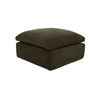Cates Ottoman Dark Green, by Moe's Home, 36.25" width x 19.25" height x 36.25" depth thumbnail 2