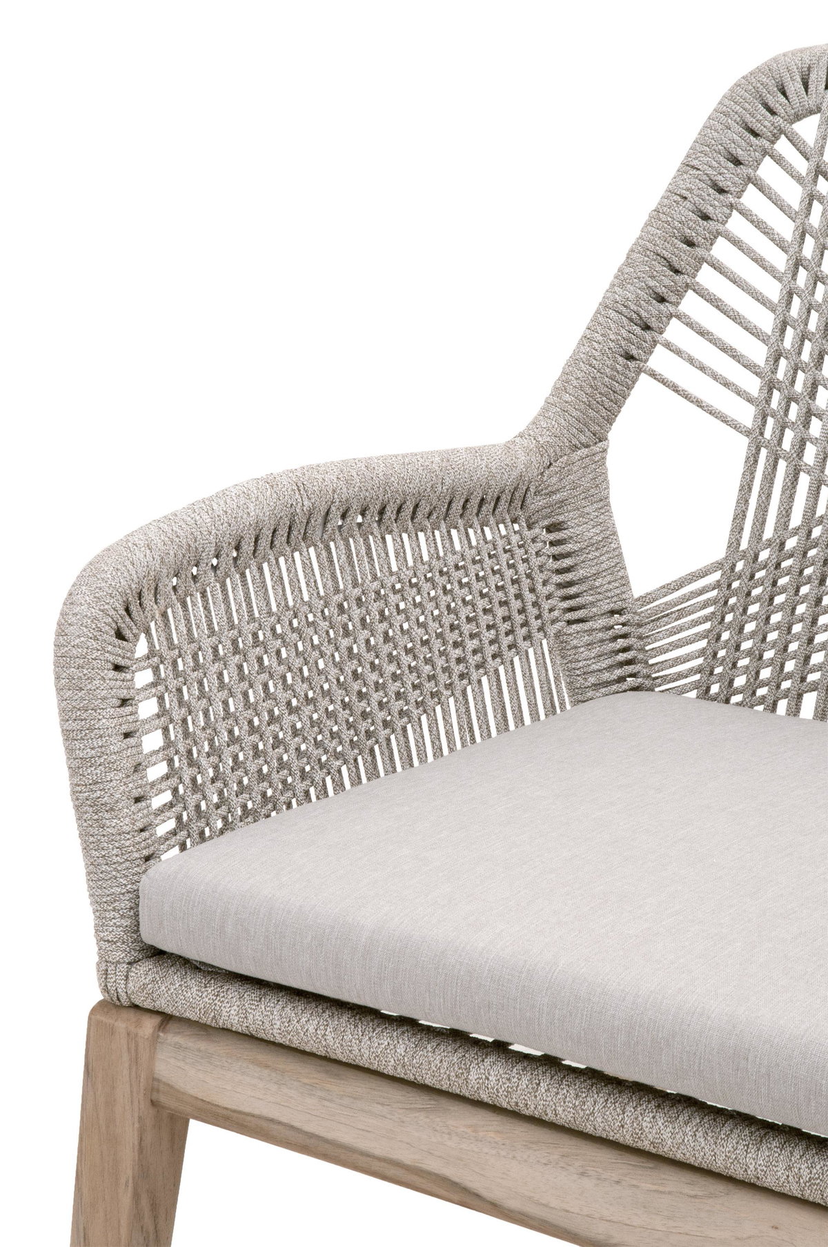 Loom Outdoor Arm Chair, Set of 2, Dining Chair by Essentials for Living, 24" width x 33" height x 26" depth View 6
