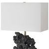 Basalt Black Stone Table Lamp, by Uttermost, 17" width x 27.25" height x 10" depth thumbnail 7