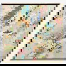 Online Designer Dining Room Party Time Framed Abstract Art