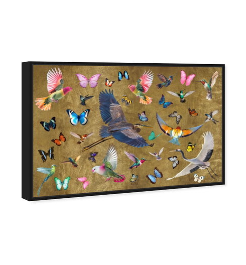 Exotic Singapore Birds (Gold Leaf)