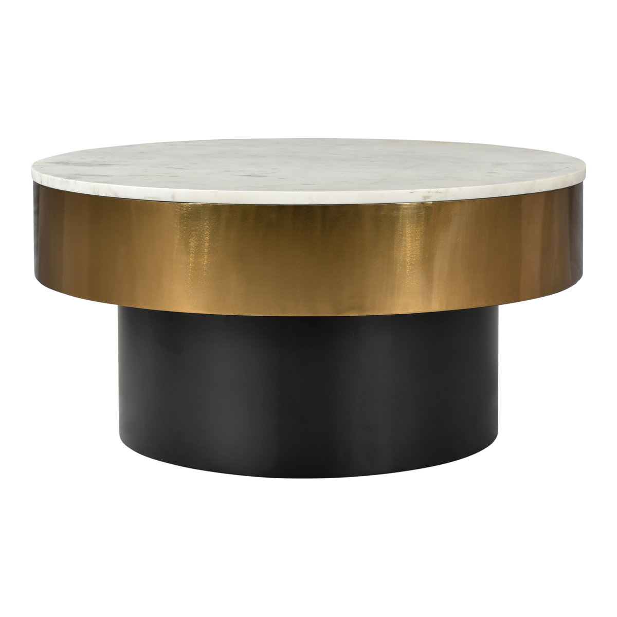 Dado Coffee Table White, by Moe's Home, 31.5" width x 16" height x 31.5" depth View 1
