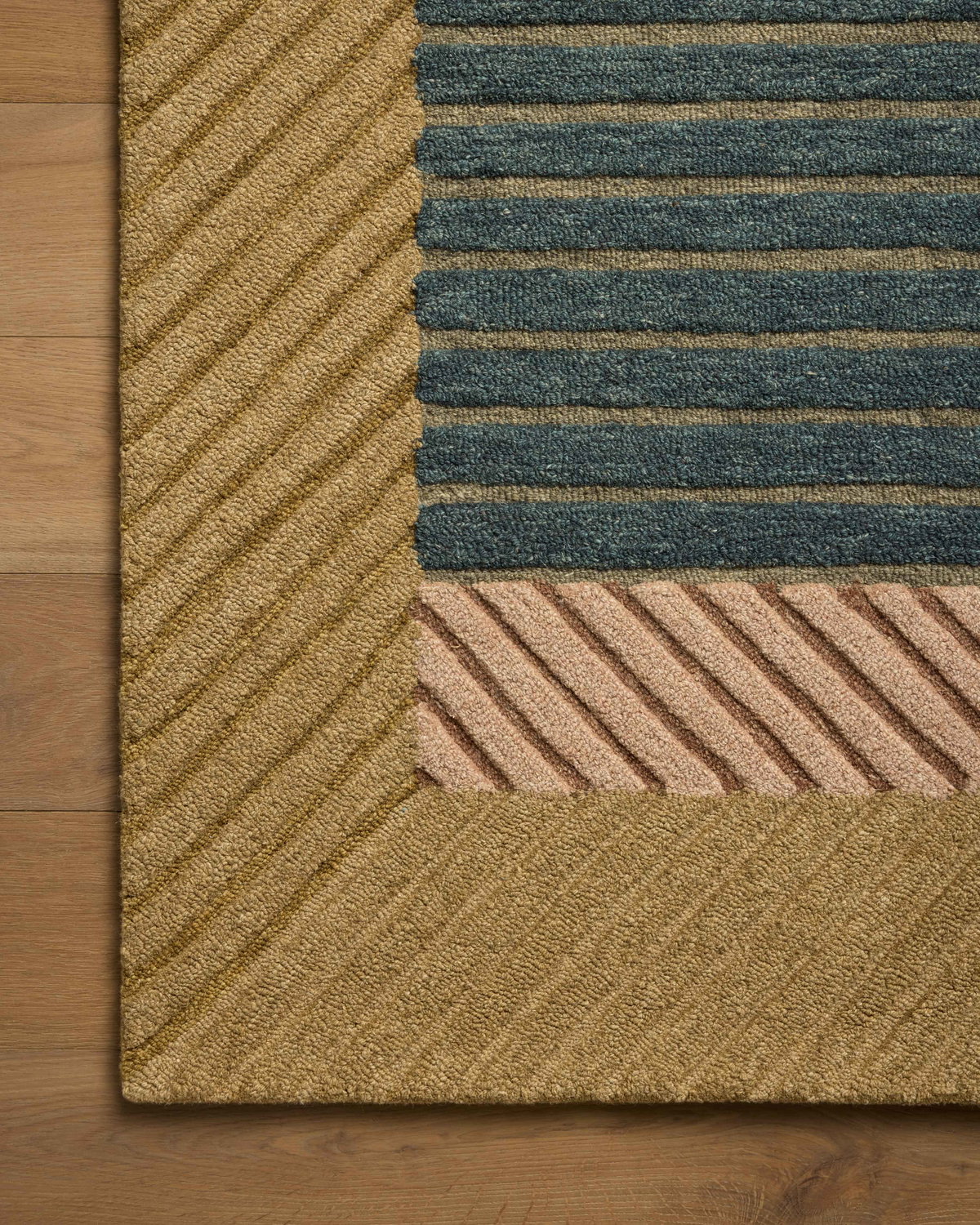 Brigette Romanek x Loloi Madi Rug, 1'6" length x 1'6" width View 6