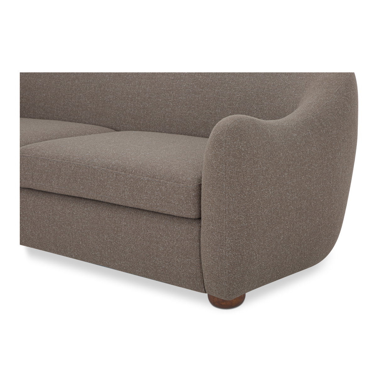 Bria Sofa Brown, Sofas & Sectional by Moe's Home, 89.8" width x 29.6" height x 34.7" depth View 5