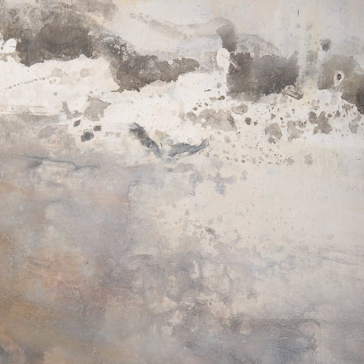 Storm Clouds Abstract Hand Painted Art, by Uttermost, 43.25" width x 43.25" height x 2.25" depth View 6