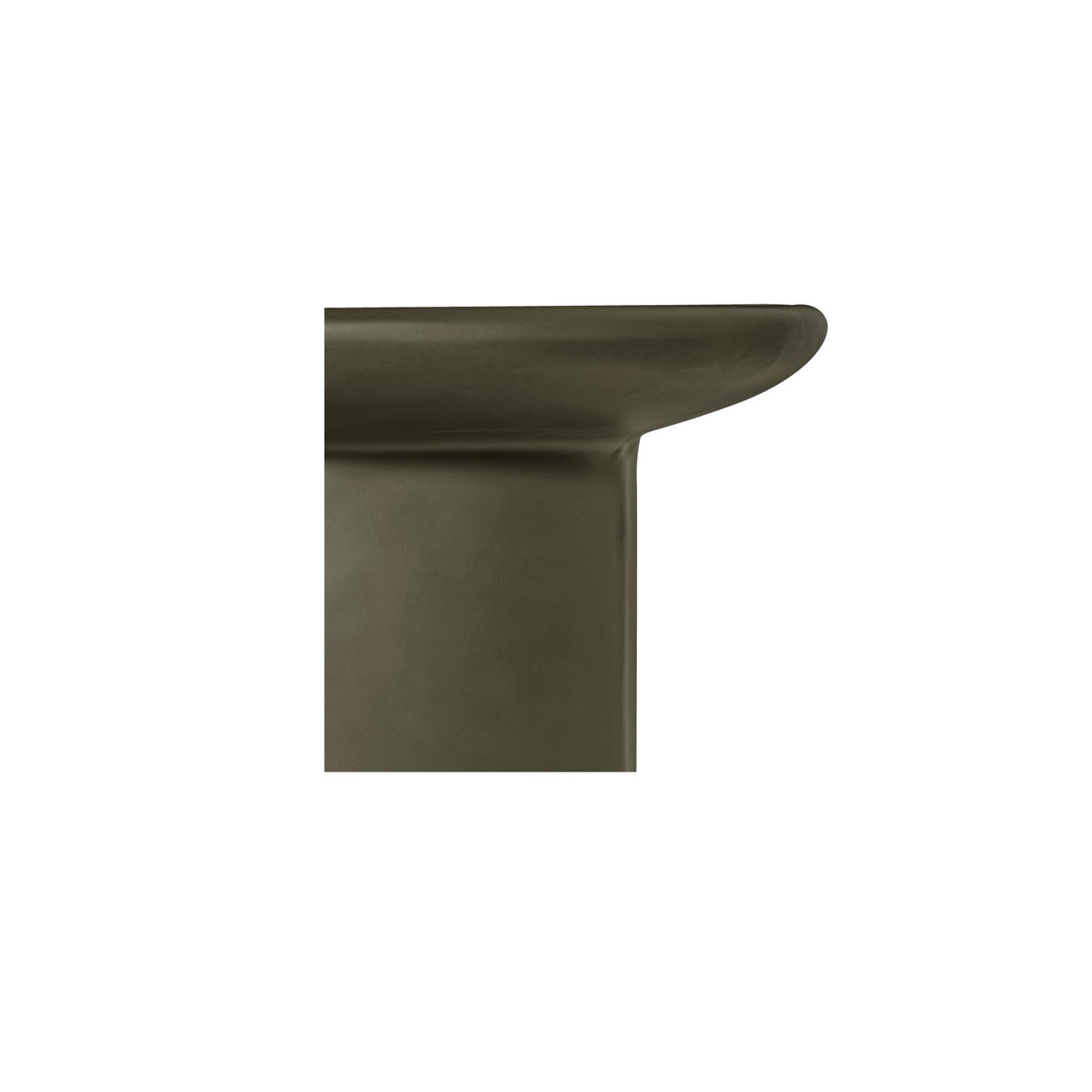 Manon Outdoor Side Table Deep Green, Outdoor Table by Moe's Home, 1'10" width x 1'7.5" height x 1'10" depth View 4