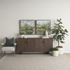 Twyla Short Cream Glazed Floor Vase thumbnail 1