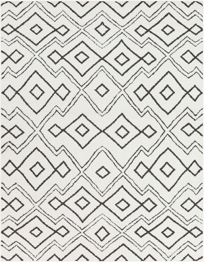 Moroccan Shag Machine Woven Rug, by Surya, 1'3.75" length x 1'3.75" width