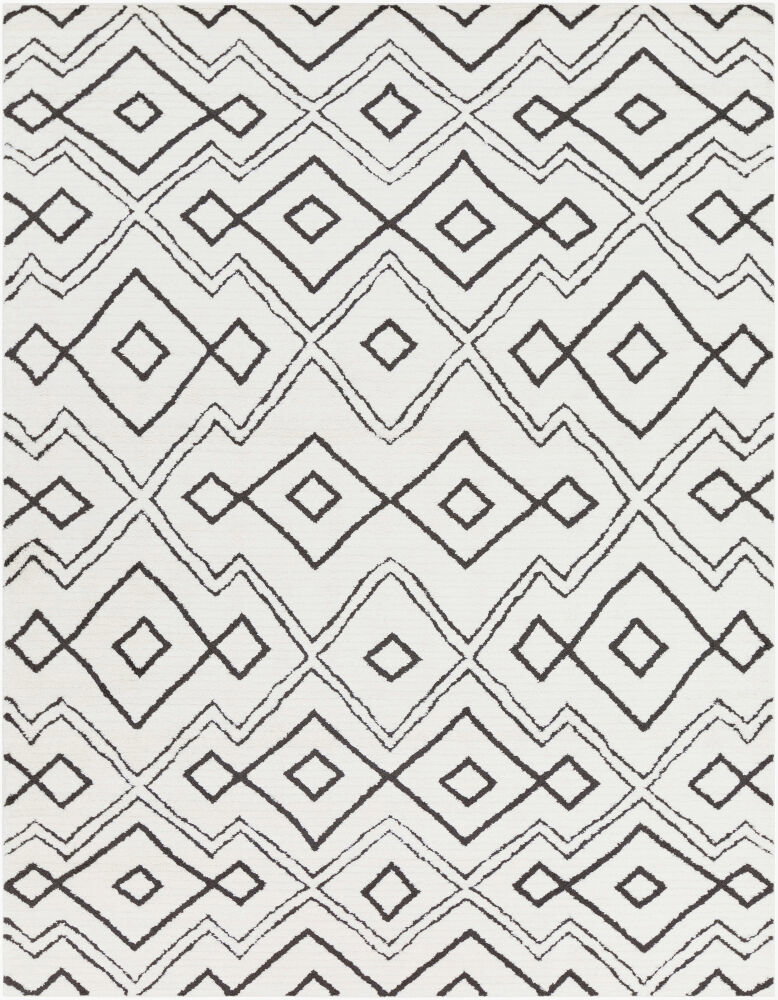 Moroccan Shag Machine Woven Rug, by Surya, 1'3.75" length x 1'3.75" width