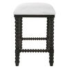 Pryce Black Backless Counter Stool thumbnail 4