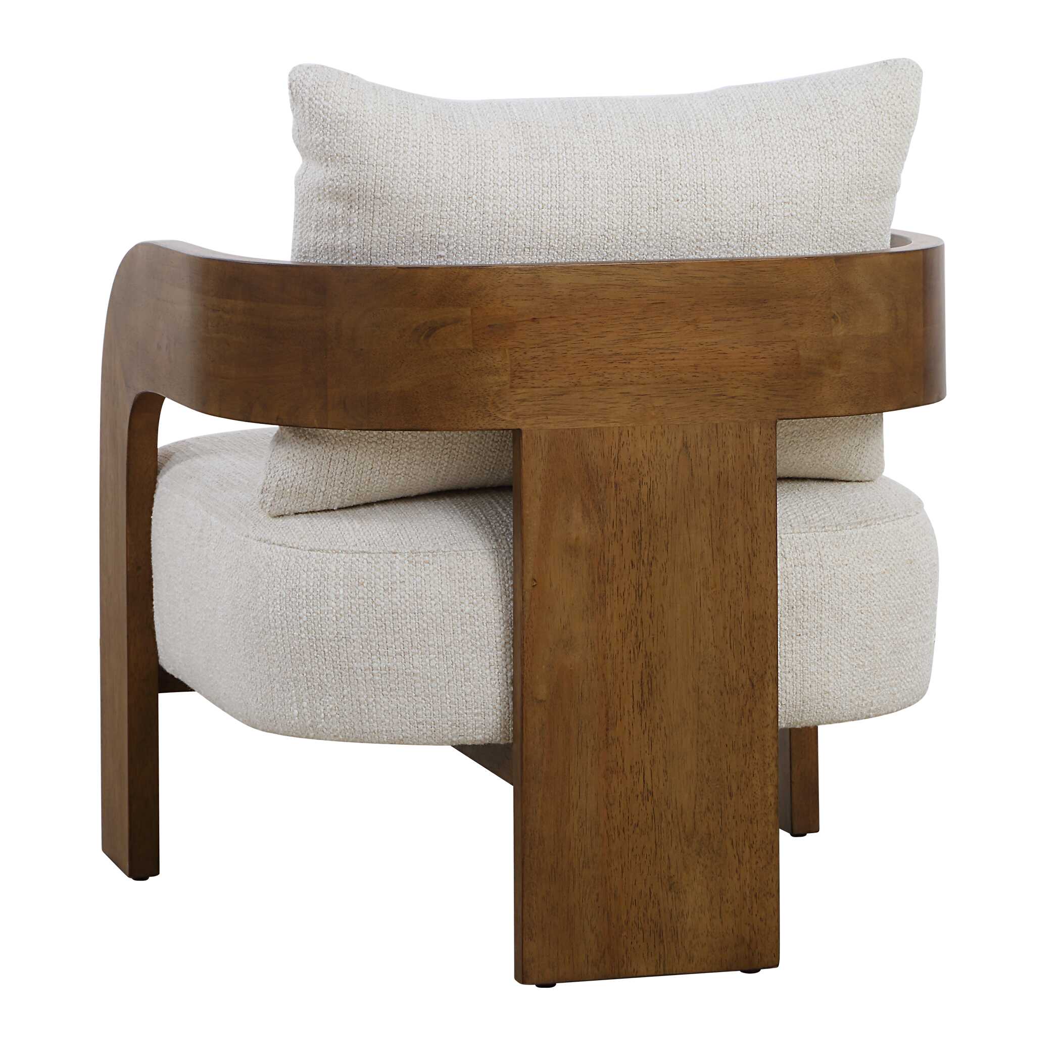 Rowan Ivory Accent Chair, Furniture by Uttermost, 27" width x 31" height x 30" depth View 8