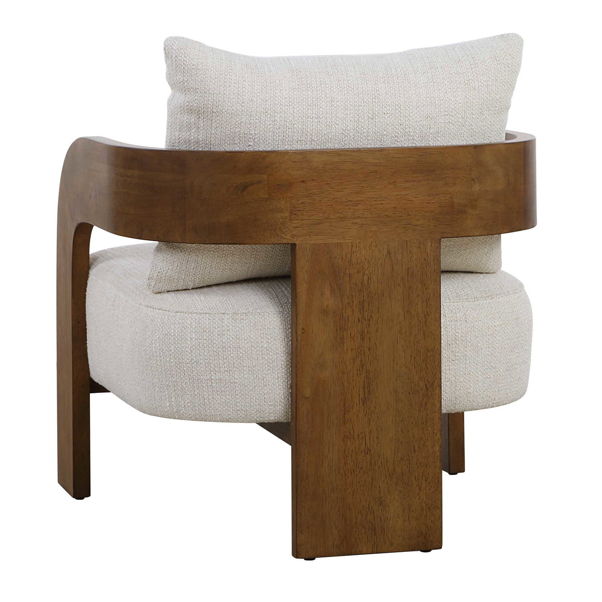 Rowan Ivory Accent Chair, by Uttermost, 27" width x 31" height x 30" depth View 8