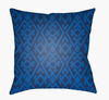 Indigo Blues Accent Pillow, Decorative Pillow by Surya, 18" length x 18" width thumbnail