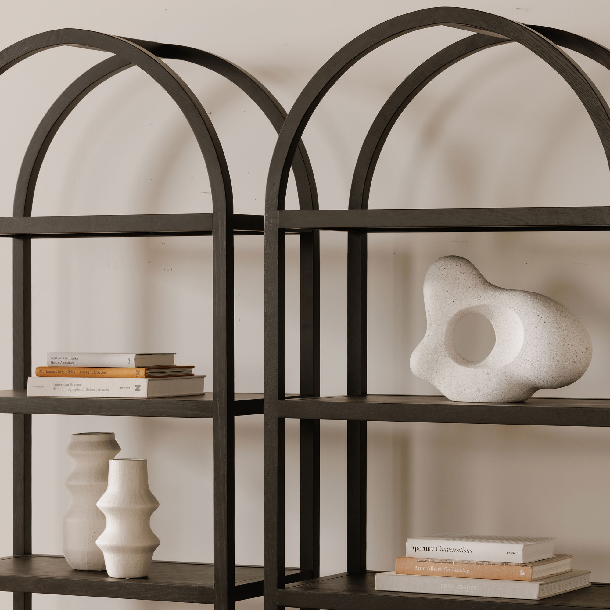 Eero Bookcase Black, Shelving & Bookcase by Moe's Home, 30" width x 80" height x 16" depth View 7