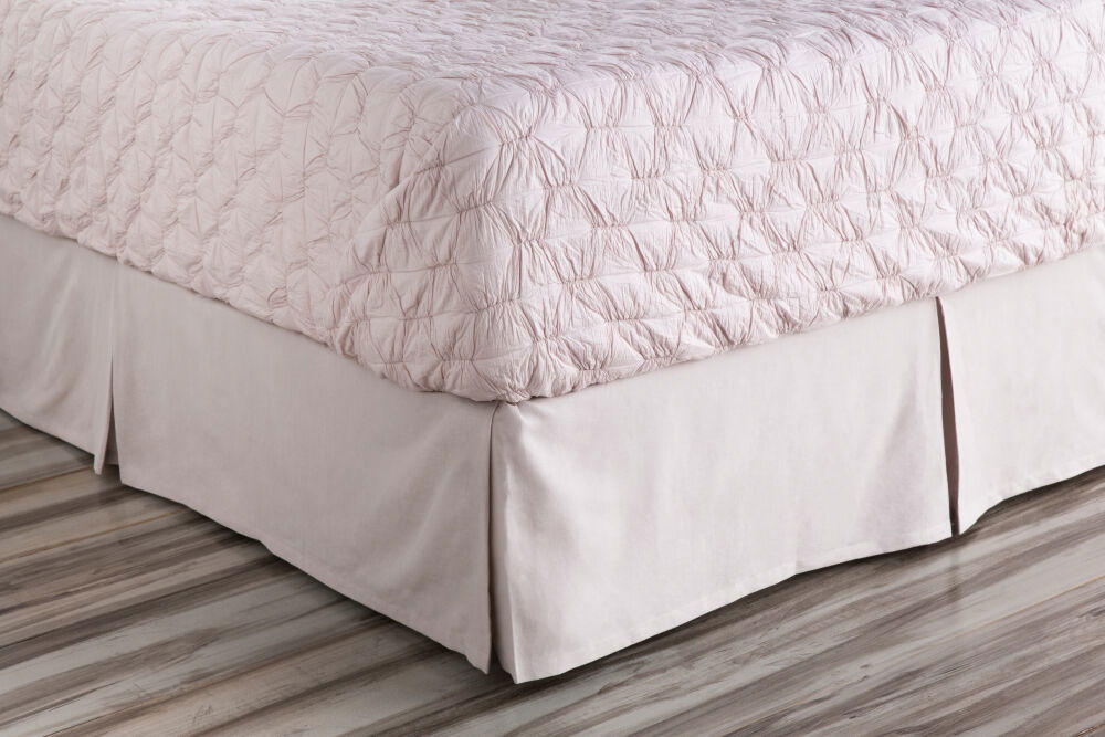 Anniston Bed Skirt, Bedding by Surya, 80" length x 60" width