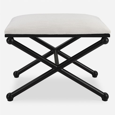 Andrews White Small Bench