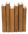 Shagreen Books  Set Of 12  Tawny Brown thumbnail 9
