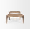 Cleaver (Set of 2) 40' & 31' Round Brown Solid Wood Nesting Coffee Tables thumbnail 6