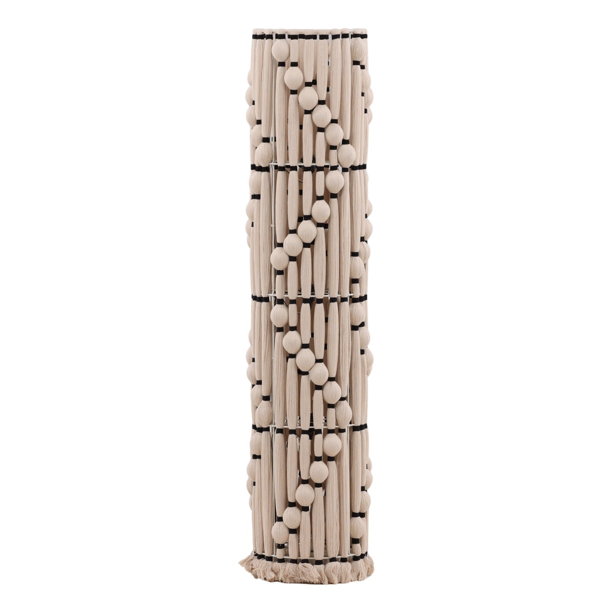 Jennifer Floor Lamp White, by Dovetail, 12" width x 58" height x 12" depth View 1