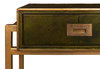Shagreen Console Table  Leaf, by Sarreid, 1'2" length x 5'4" width x 2'10" height thumbnail 6