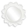 Sea Coral White Round Mirror thumbnail 0