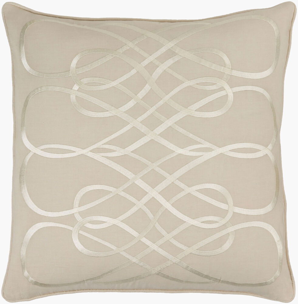 Leah Accent Pillow, Decorative Pillow by Surya, 20" length x 20" width