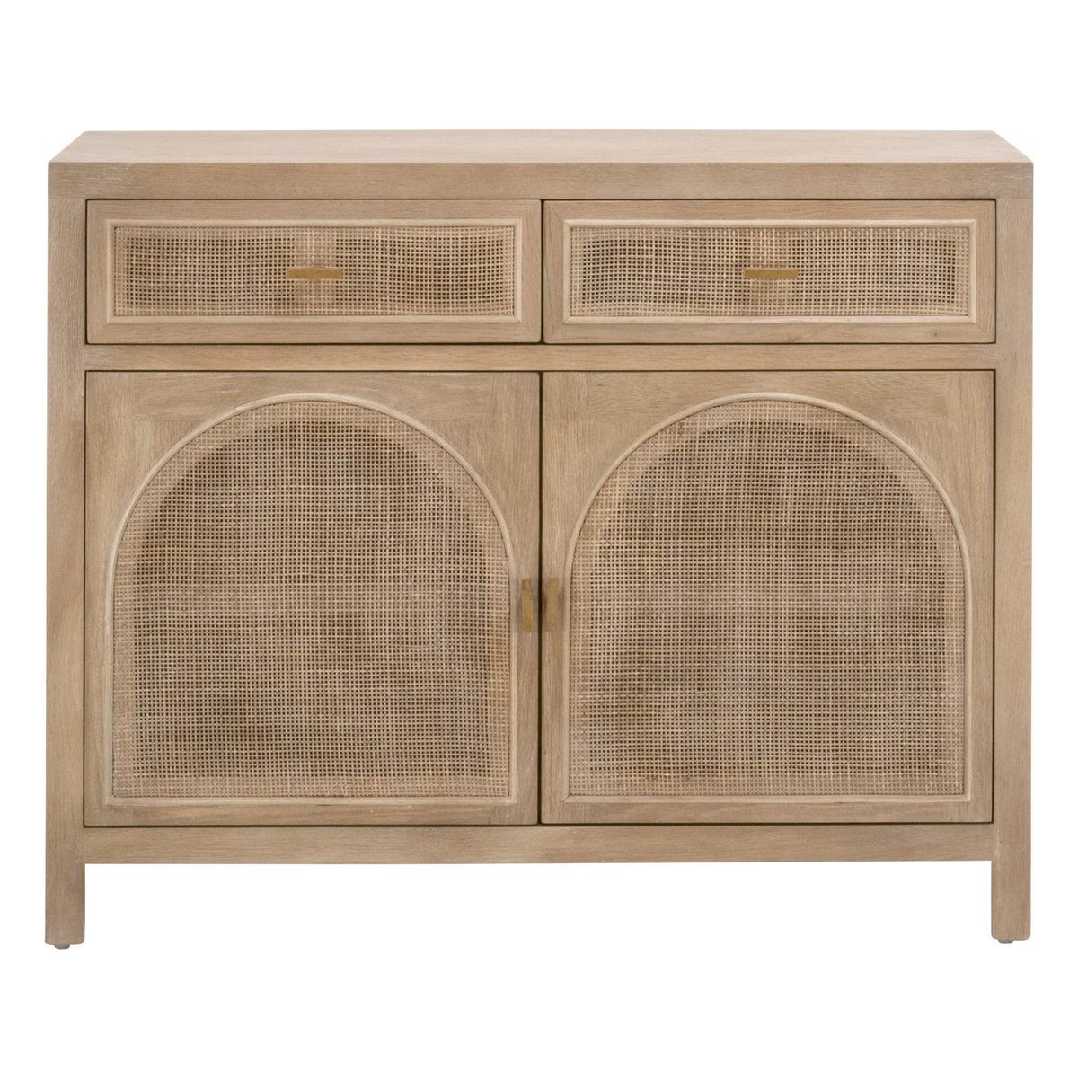 Cane Media Cabinet, Shelving & Bookcase by Essentials for Living, 39" width x 31" height x 18" depth View 1