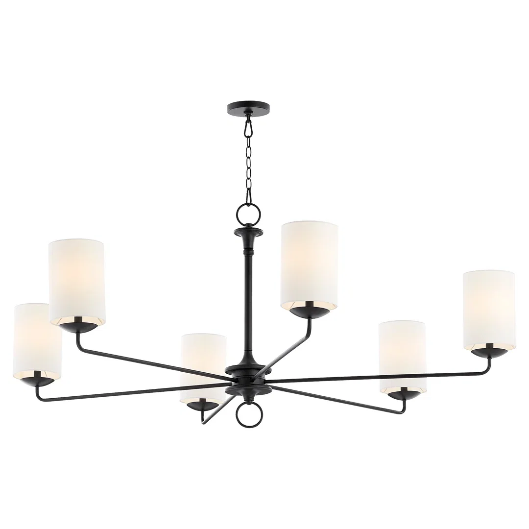 Ginevra 6 - Light Chandelier, by Cyan Design, 62" width x 16" height x 62" depth View 1