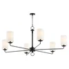 Ginevra 6 - Light Chandelier, by Cyan Design, 62" width x 16" height x 62" depth thumbnail 1