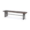 Ledger I 70L x 17W Brown Live-Edge Wooden Dining Bench thumbnail 0
