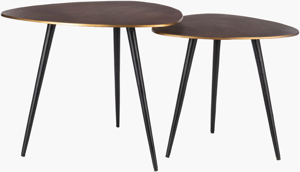 Sauska End Table, Side & End Table by Surya, 18" width x 17" height