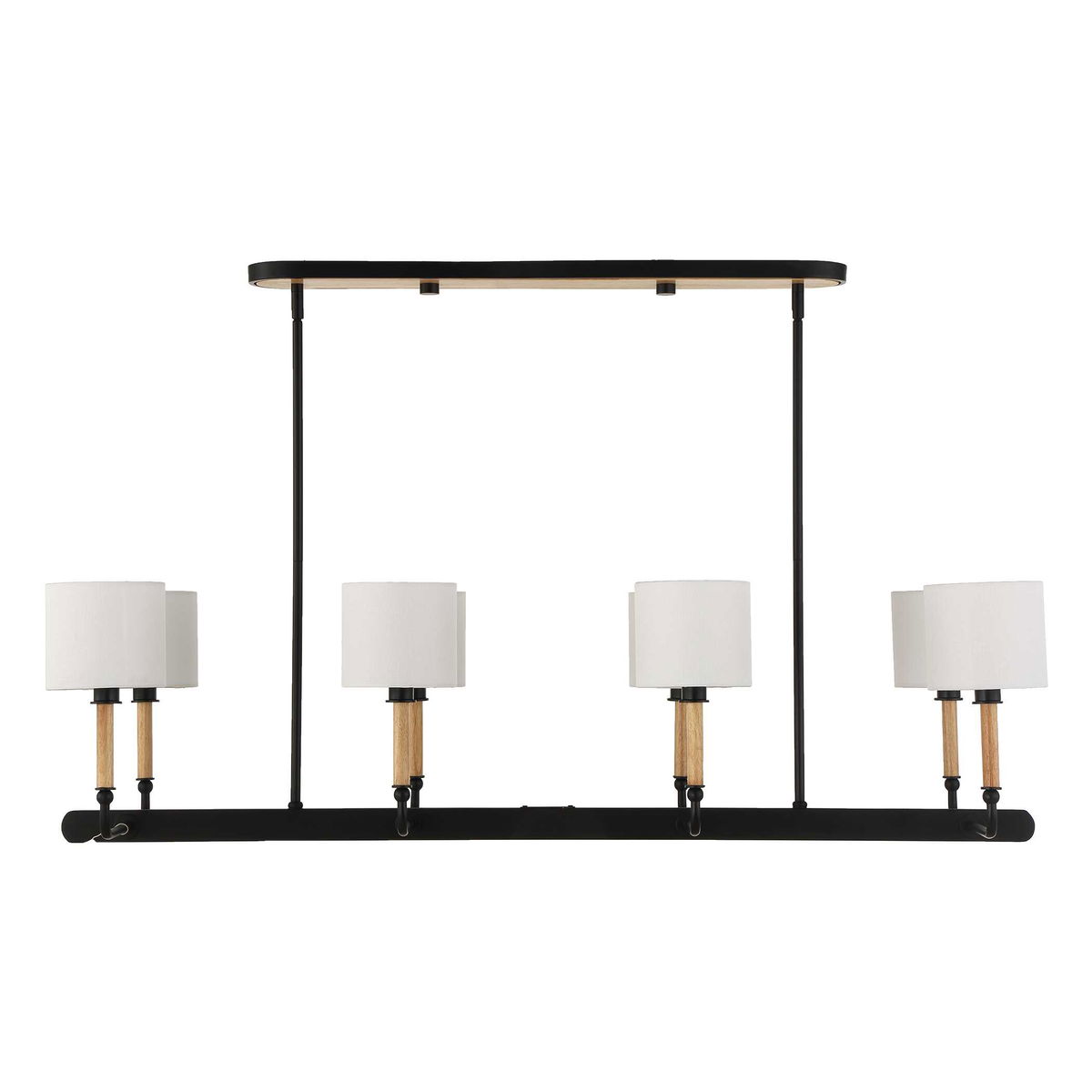 Franconia 8 Light Pendant, by Uttermost, 48" width x 12.5" height x 14" depth View 3