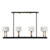 Franconia 8 Light Pendant, by Uttermost, 48" width x 12.5" height x 14" depth thumbnail 3