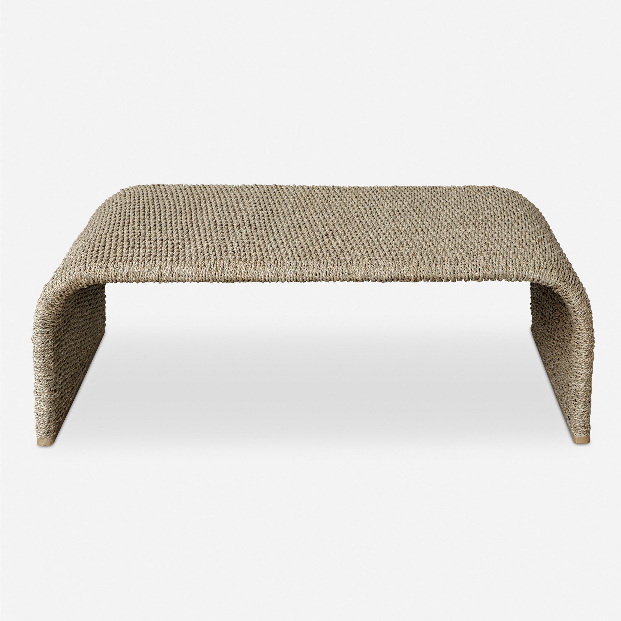 Calabria Woven Seagrass Coffee Table large image 