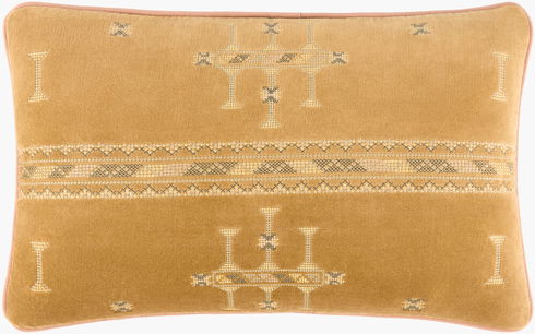 Velour Lumbar Pillow
