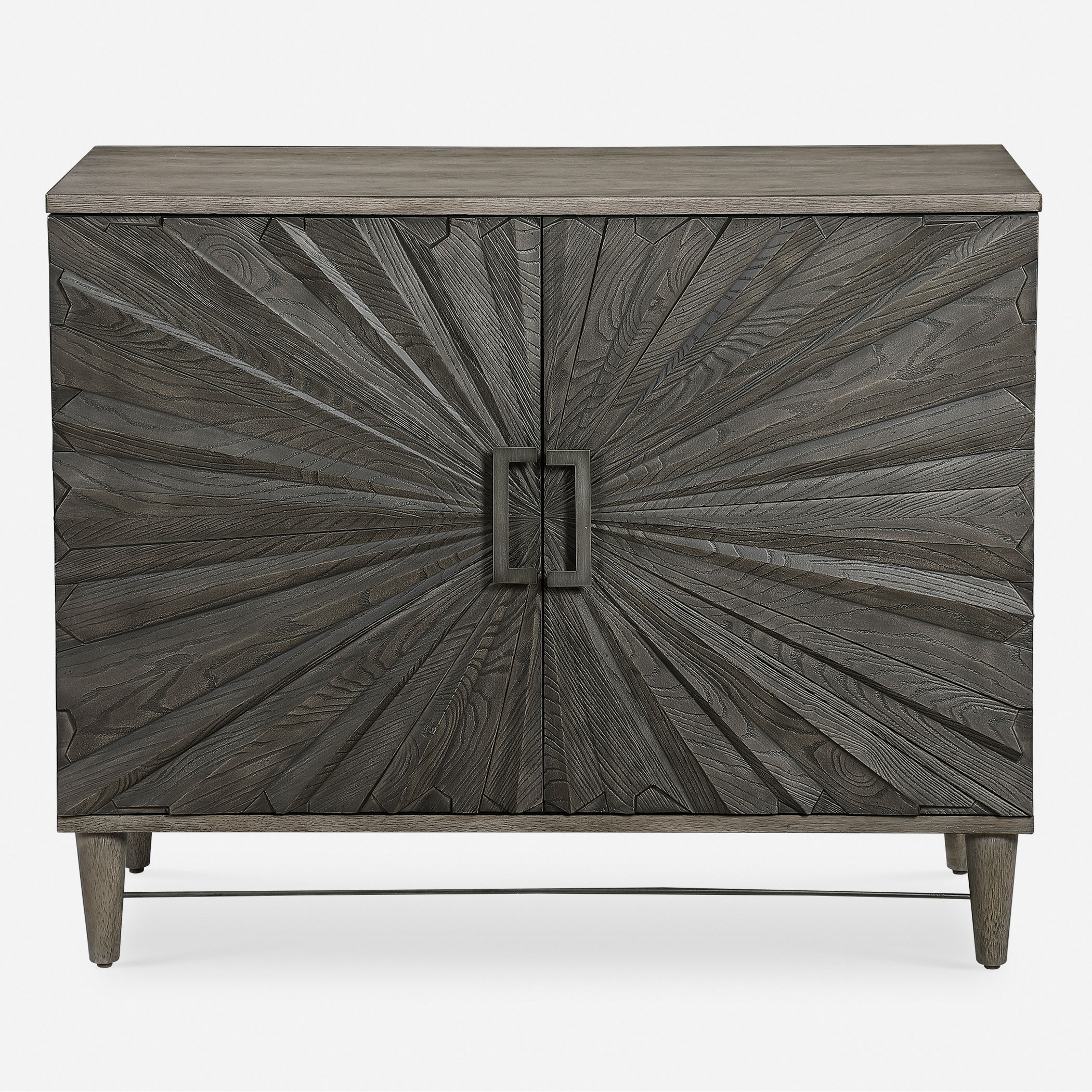 Shield Gray Oak 2 Door Cabinet large image 