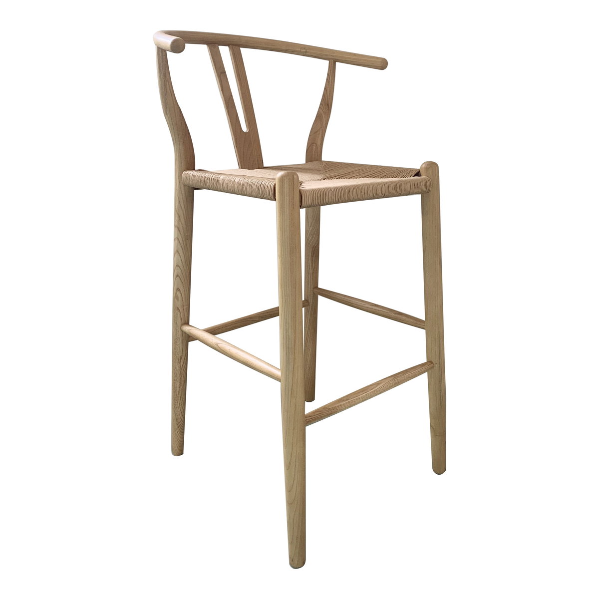 Ventana Counter Stool Natural, Counter & Bar Stool by Moe's Home, 24" width x 38" height x 20" depth View 2